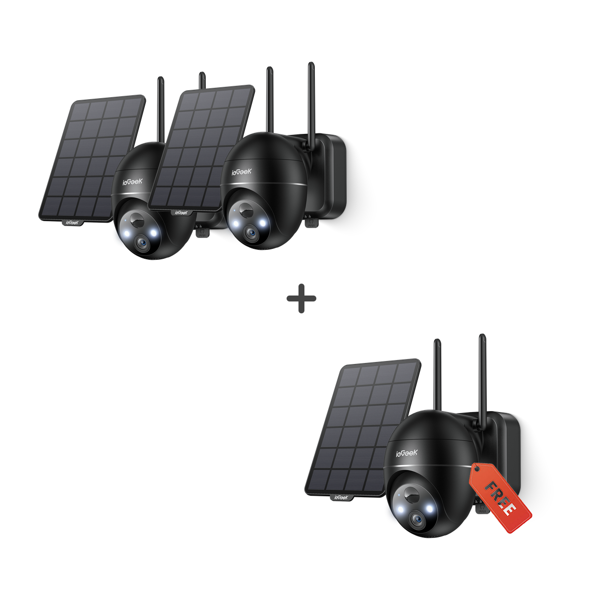 ieGeek 屋外 ソーラー 電池式 防犯カメラ ZS-GX4S – ieGeek-JP