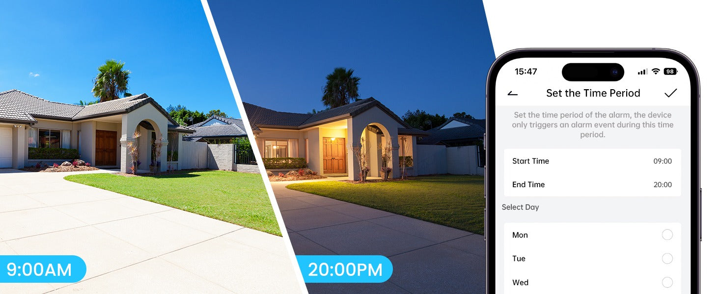 クリアな夜間視界