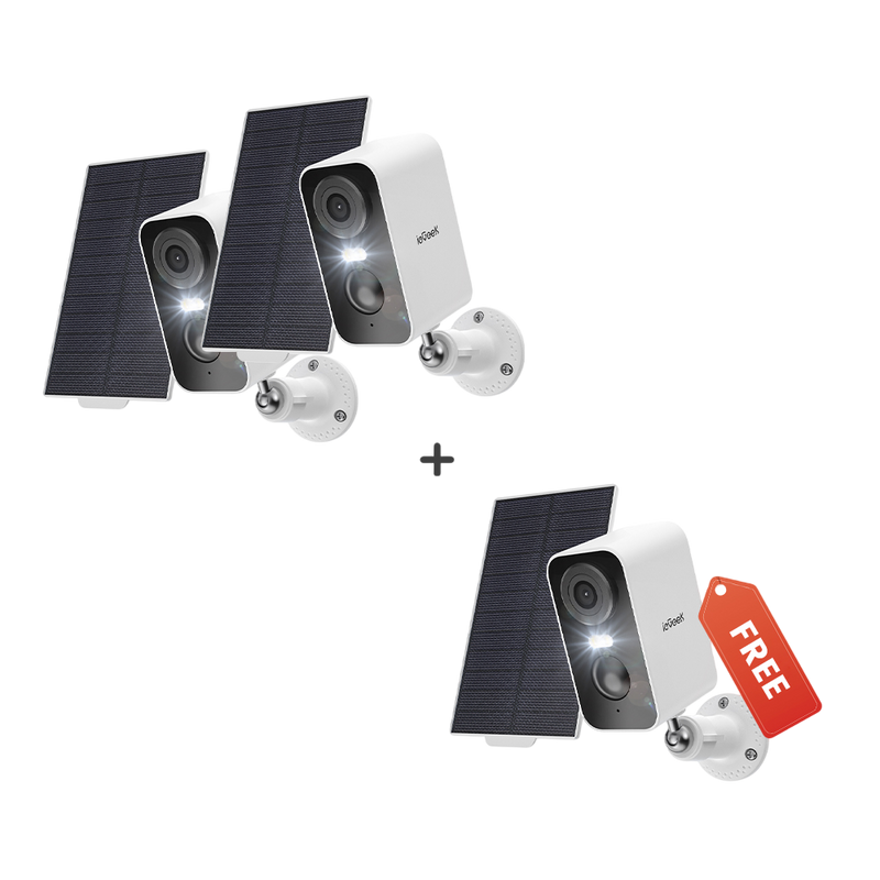 ieGeek 屋外 ソーラー 電池式 防犯カメラ ZY-C1