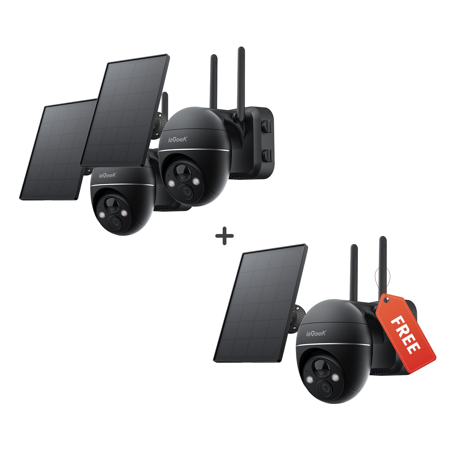 ieGeek 屋外 ソーラー 電池式 防犯カメラ ZS-GX4S – ieGeek-JP